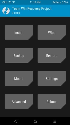 Glosario Android Twrp