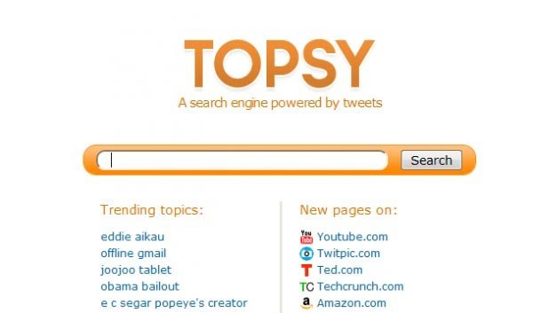 Topsy - Buscar y analizar la web social.