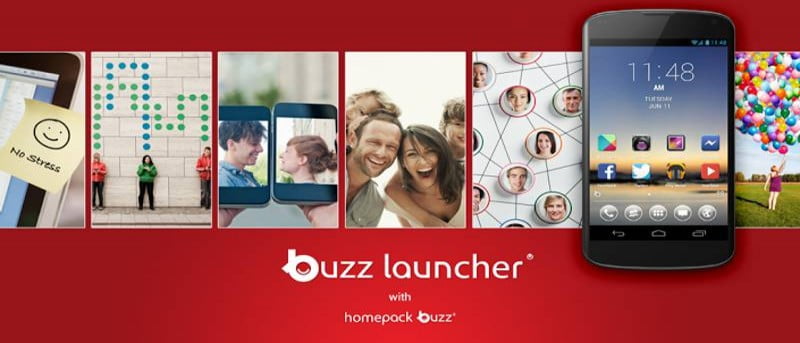 Aplique las pantallas de inicio de otros a su teléfono Android con Buzz Launcher