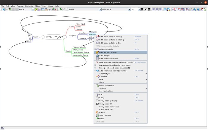 Organice proyectos y pensamientos con Freeplane Add Note