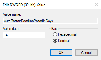 win10-auto-restart-schedule-enter-number-of-days-in-value-data