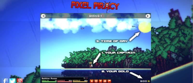 Revisión de Pixel Piracy: un gran juego de piratas en desarrollo