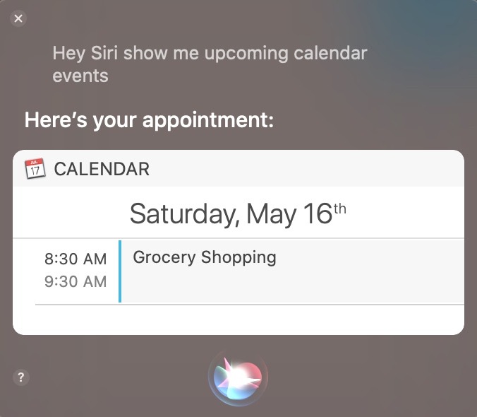 Master Mac Calendar App Siri Próximamente