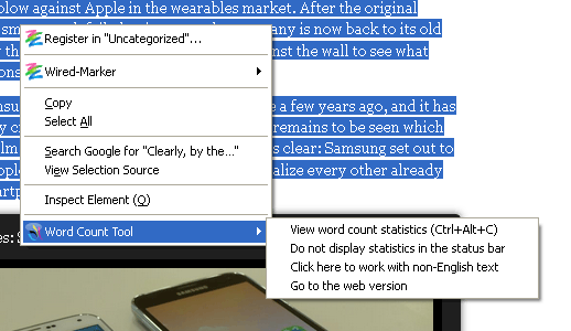 word-count-tool-context-menú