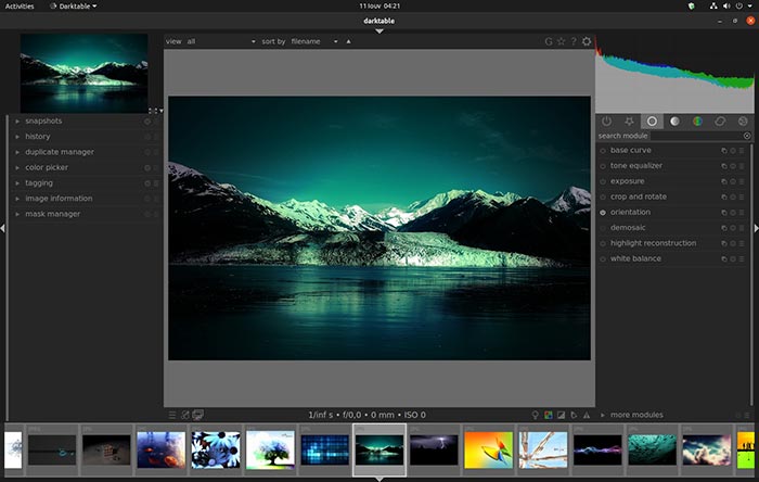 Pasar de Windows a Linux Darktable