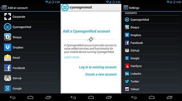 Cuenta CyanogenMod C-App