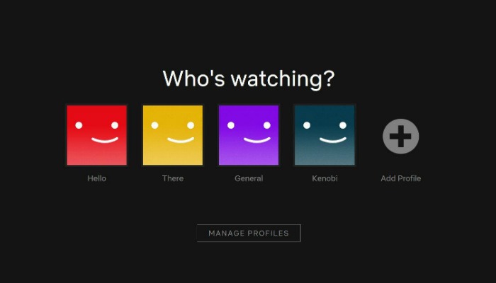 Perfiles de Netflix