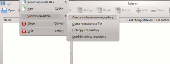 kdesvn-createrepository