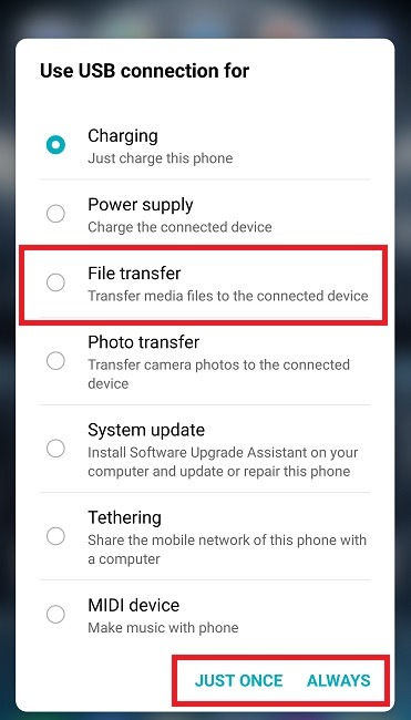 Qué hacer cuando Windows no reconoce la transferencia de archivos de su dispositivo Android