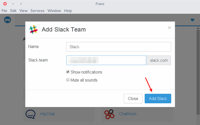 franz-messenger-setup-slack