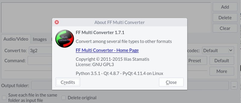 Convert Between Several File Formats on Linux with FF Multi Converter