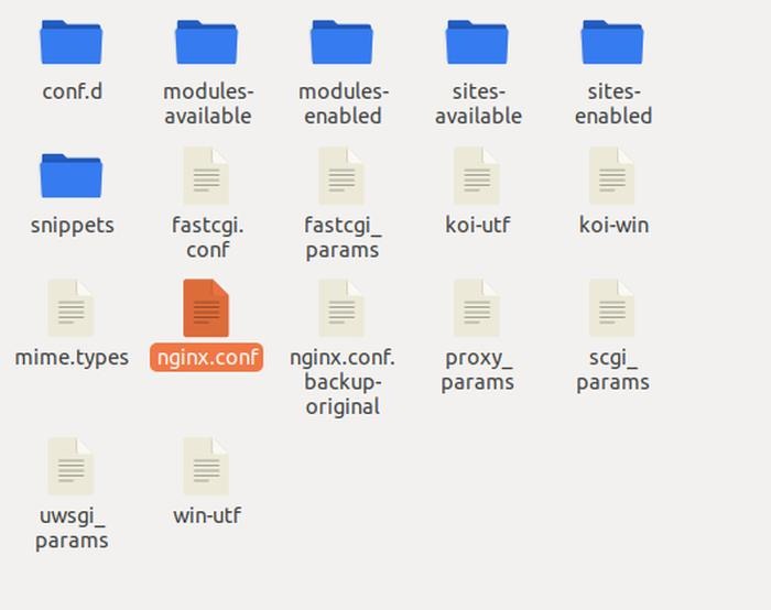 Archivo de configuración de Nginx