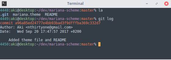 Xfce Terminal Temas Mariana