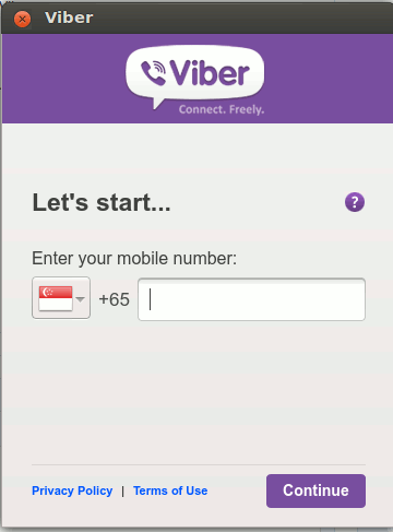 viber-ingresar-número-móvil
