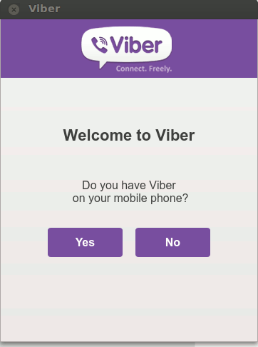 Viber-primera ejecución