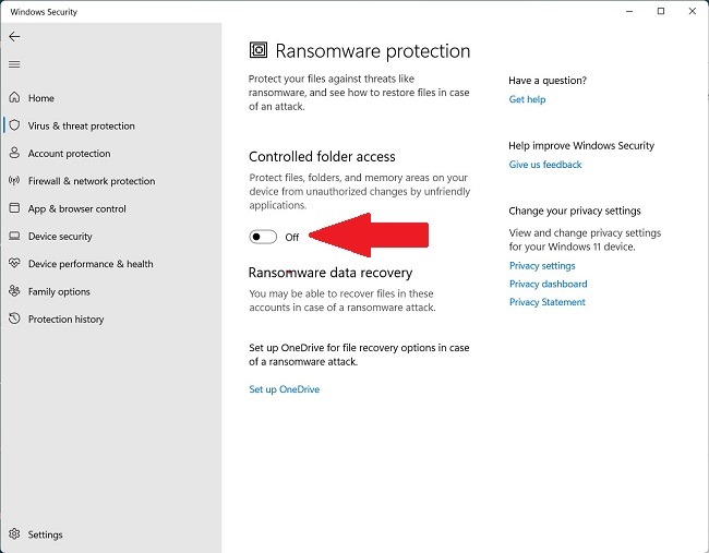 Protección contra ransomware