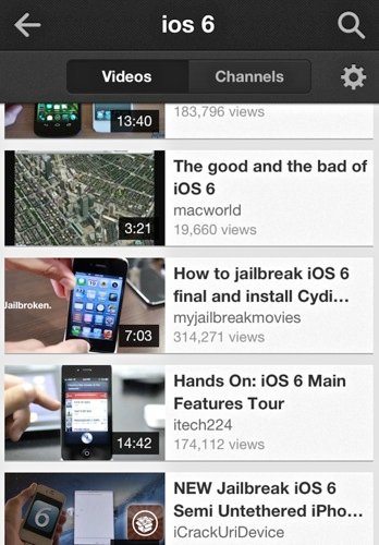 YouTube-iPhone