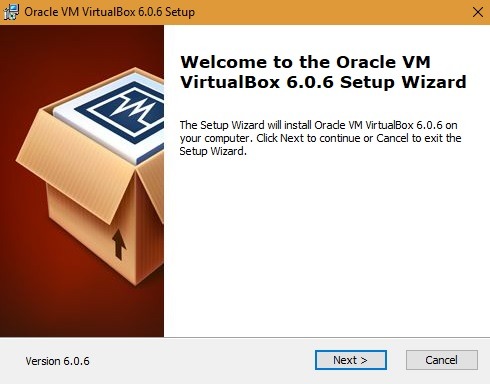 Oracle Vm Virtualbox 6.0.6.  Asistente de configuración