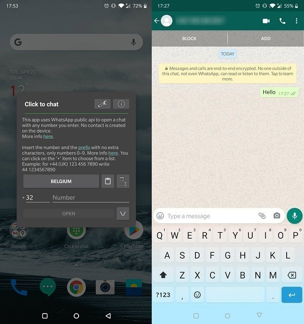 Mejore la experiencia de Whatsapp Haga clic para chatear