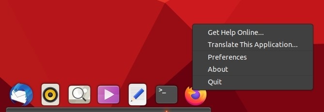 Plank Dock en las preferencias del menú de Ubuntu