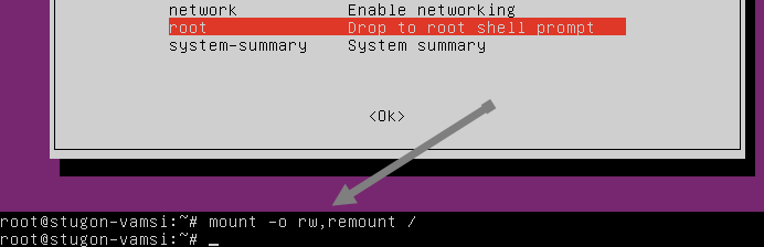 restablecer-ubuntu-contraseña-habilitar-escribir-permisos