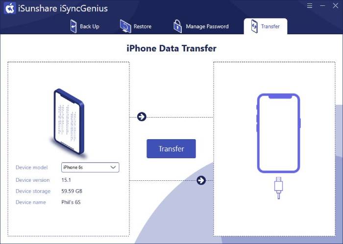 Transferencia Isyncgenius