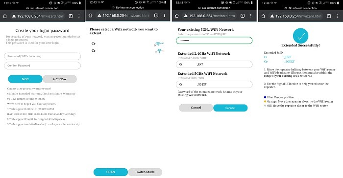 Configuración de revisión del repetidor Rock Space Ax1800 Wi Fi 6