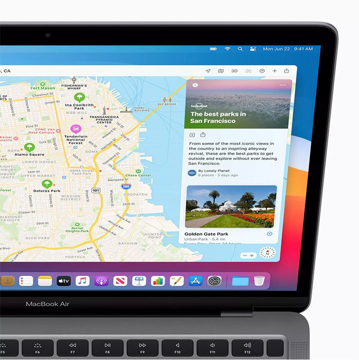 Mapas de Macos Big Sur