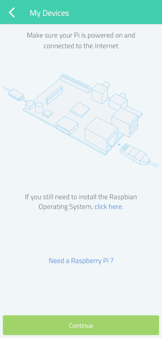 Cayenne Mobile Encuentra Raspberry Pi