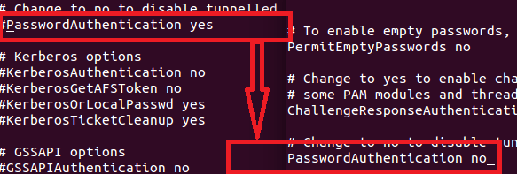 autenticación-contraseña-ssh segura