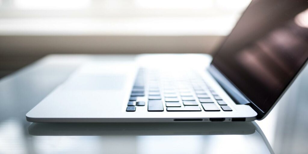 Laptop On Table