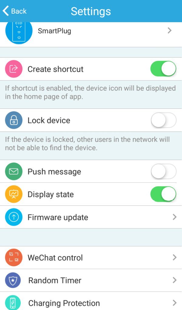 Configuración del enchufe de alimentación inteligente de Wi-Fi