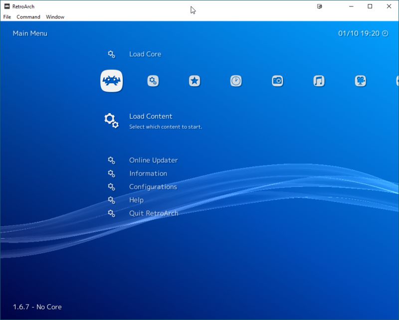retroarch-load-content