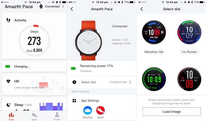 aplicación xiaomi-amazfit