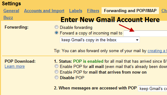 gmail-reenviar-correos electrónicos