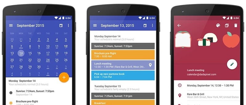 Five Alternatives to Sunrise Calendar for Android