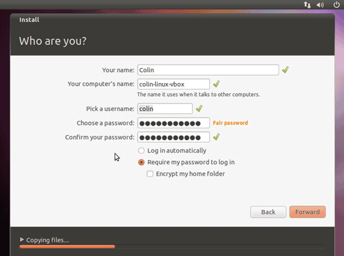 configurar cuenta de usuario ubuntu