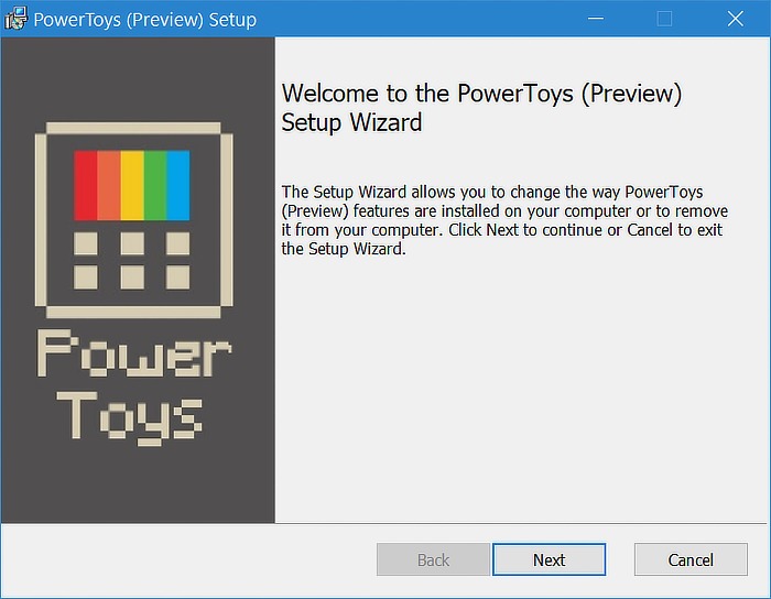 Instalación de Powertoys