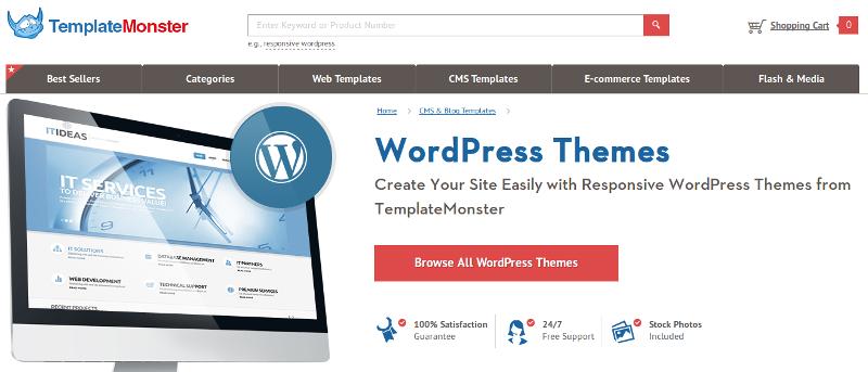 10 temas premium de WordPress de TemplateMonster para ganar