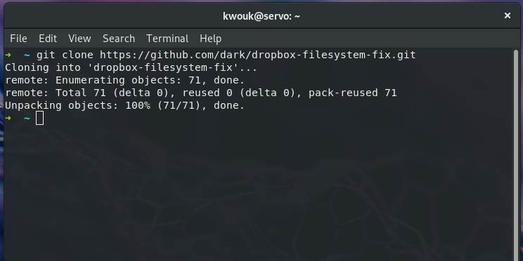 dropbox-non-ext4-filesystem-git-clon