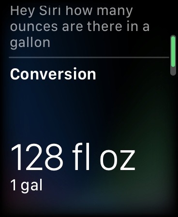 Cómo usar Siri Apple Watch Onzas Galón