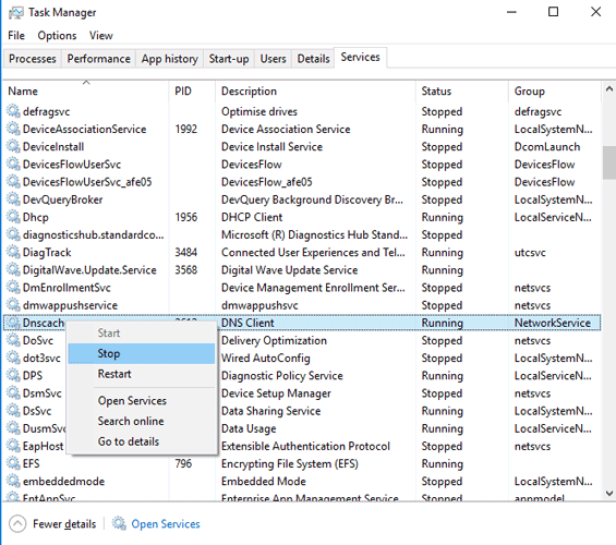 vaciar-dns-windows-10-stop-dns-cache