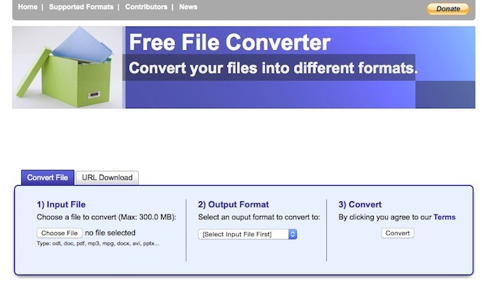 Free File Converter - Convierta sus archivos en diferentes formatos.