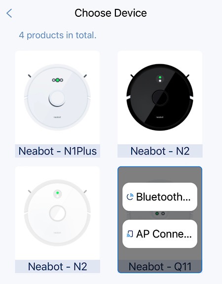 Robot aspirador Neabot Q11 Lista de aspiradores