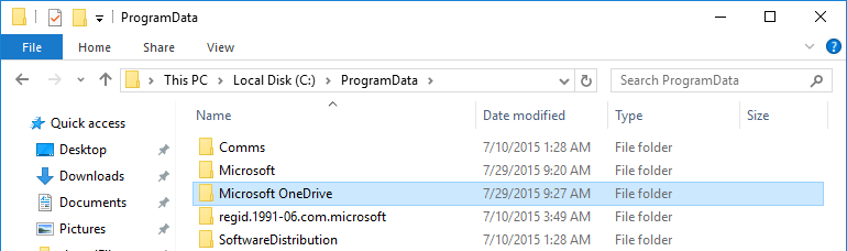 desinstalar-onedrive-carpeta-en-programadatos