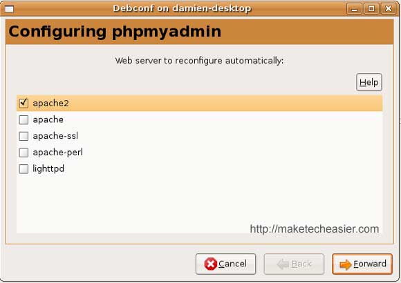 Configuración de Phpmyadmin