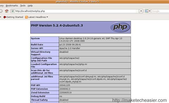 prueba de php