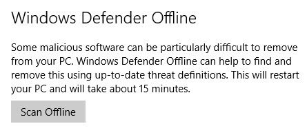 win10-windows-defender-escanear-sin conexión