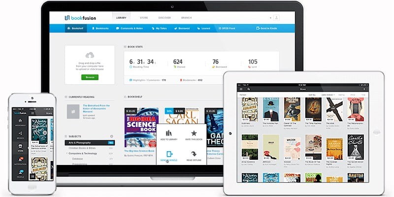 BookFusion: un lector electrónico alternativo para iOS, Android y la Web