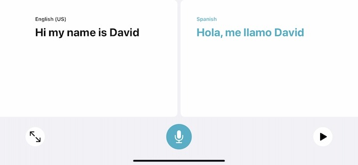 Aplicación Apple Translate Ios14 Horizontal